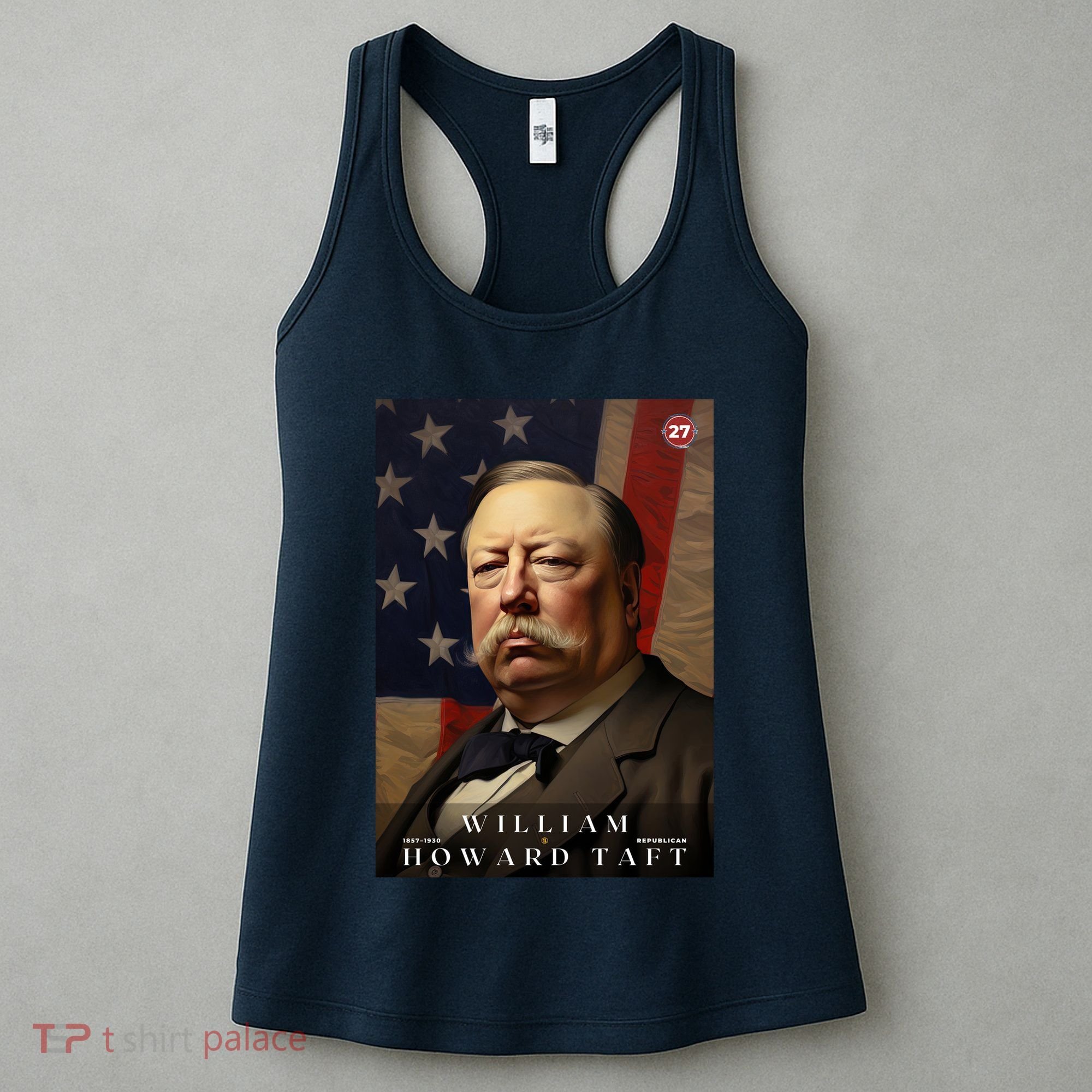 William Taft 27th President Of The United States Portrait Women's Tank Top