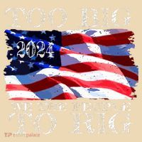 Women Trump 2024 Too Big To Rig Funny Quote Vneck Women's Tank Top thumb 2