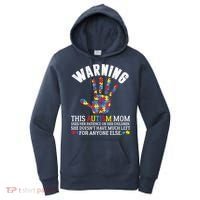 Warning This Autism Mom Uses Patience In Children Women's Hoodie thumb 0