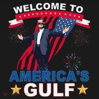 Welcome To AmericaS Gulf Mexico Funny President Trump Women's Hoodie thumb 2