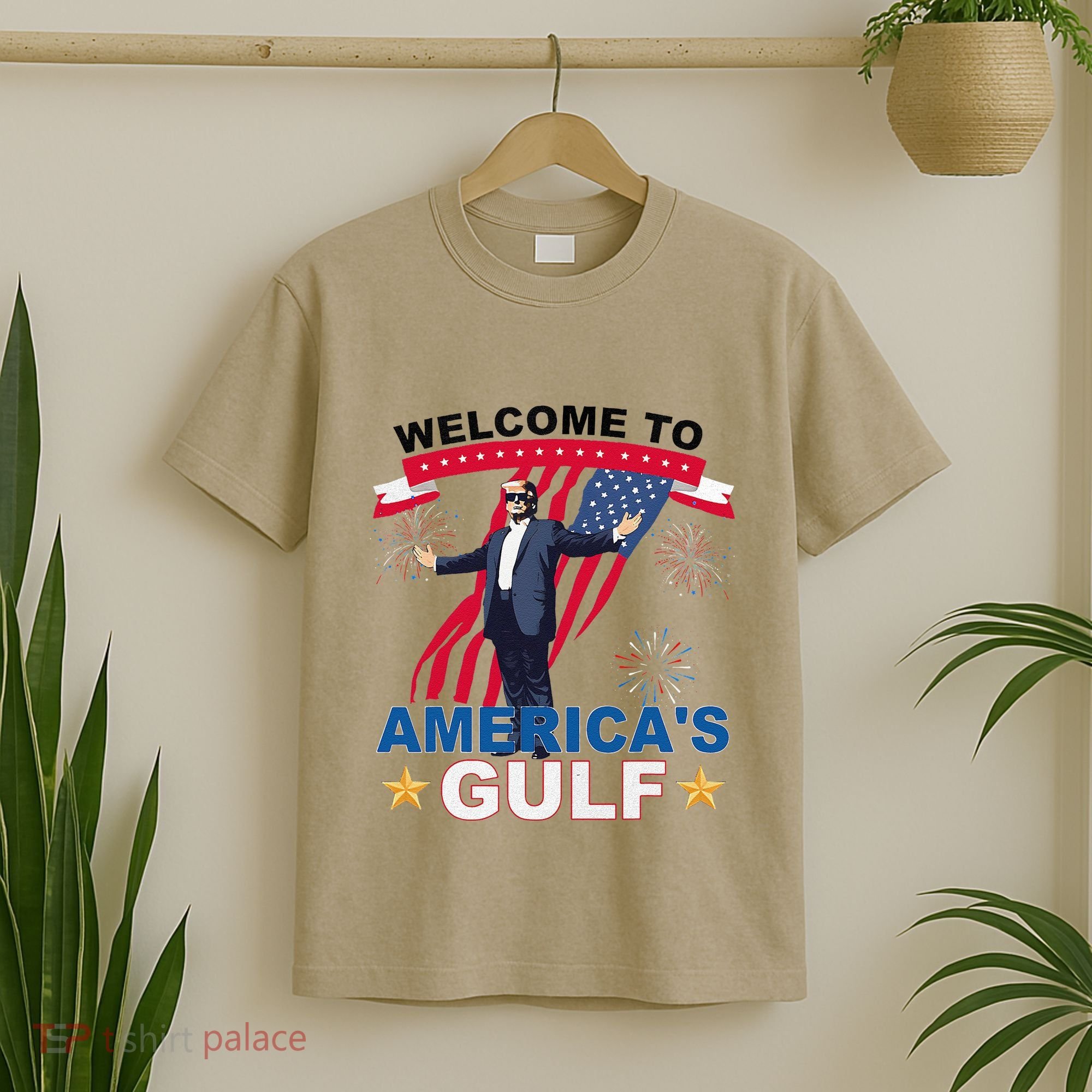 Welcome To AmericaS Gulf Mexico Funny President Trump T-Shirt
