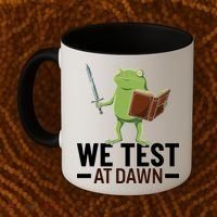 We Test At Dawn Coffee Mug thumb 2