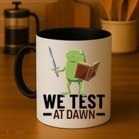 We Test At Dawn Coffee Mug thumb 4