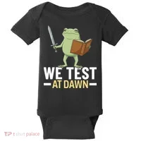 We Test At Dawn Baby Bodysuit thumb 0
