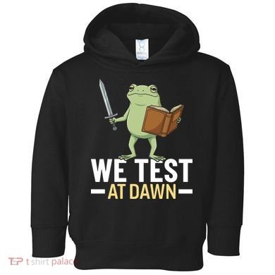 We Test At Dawn Toddler Hoodie