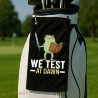 We Test At Dawn Golf Towel thumb 2