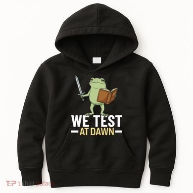 We Test At Dawn Kids Hoodie