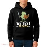 We Test At Dawn Kids Hoodie thumb 4
