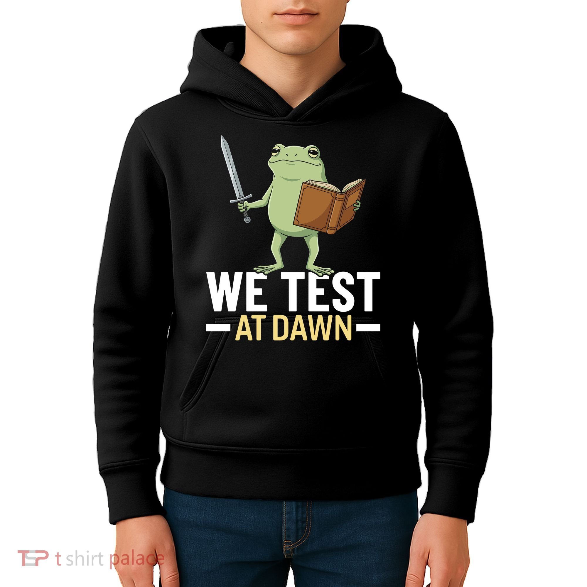 We Test At Dawn Kids Hoodie