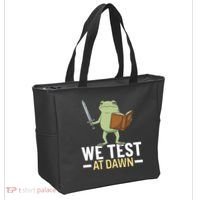 We Test At Dawn Tote Bag thumb 2