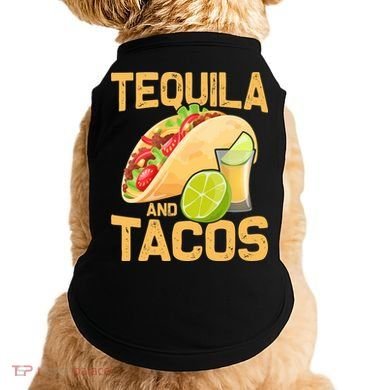 Womens Tacos And Tequila Funny Cinco De Mayo Doggie Tank