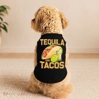 Womens Tacos And Tequila Funny Cinco De Mayo Doggie Tank thumb 2