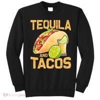 Womens Tacos And Tequila Funny Cinco De Mayo Sweatshirt thumb 0