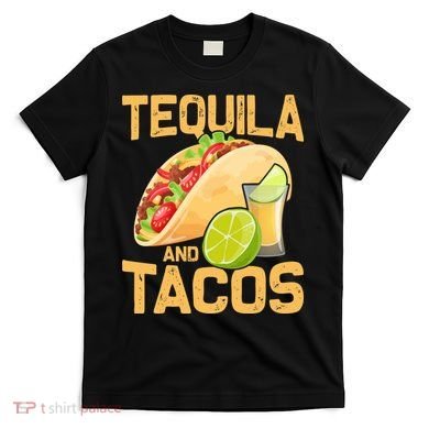 Womens Tacos And Tequila Funny Cinco De Mayo T-Shirt