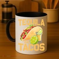 Womens Tacos And Tequila Funny Cinco De Mayo Coffee Mug thumb 4