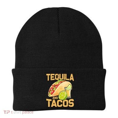 Womens Tacos And Tequila Funny Cinco De Mayo Beanie
