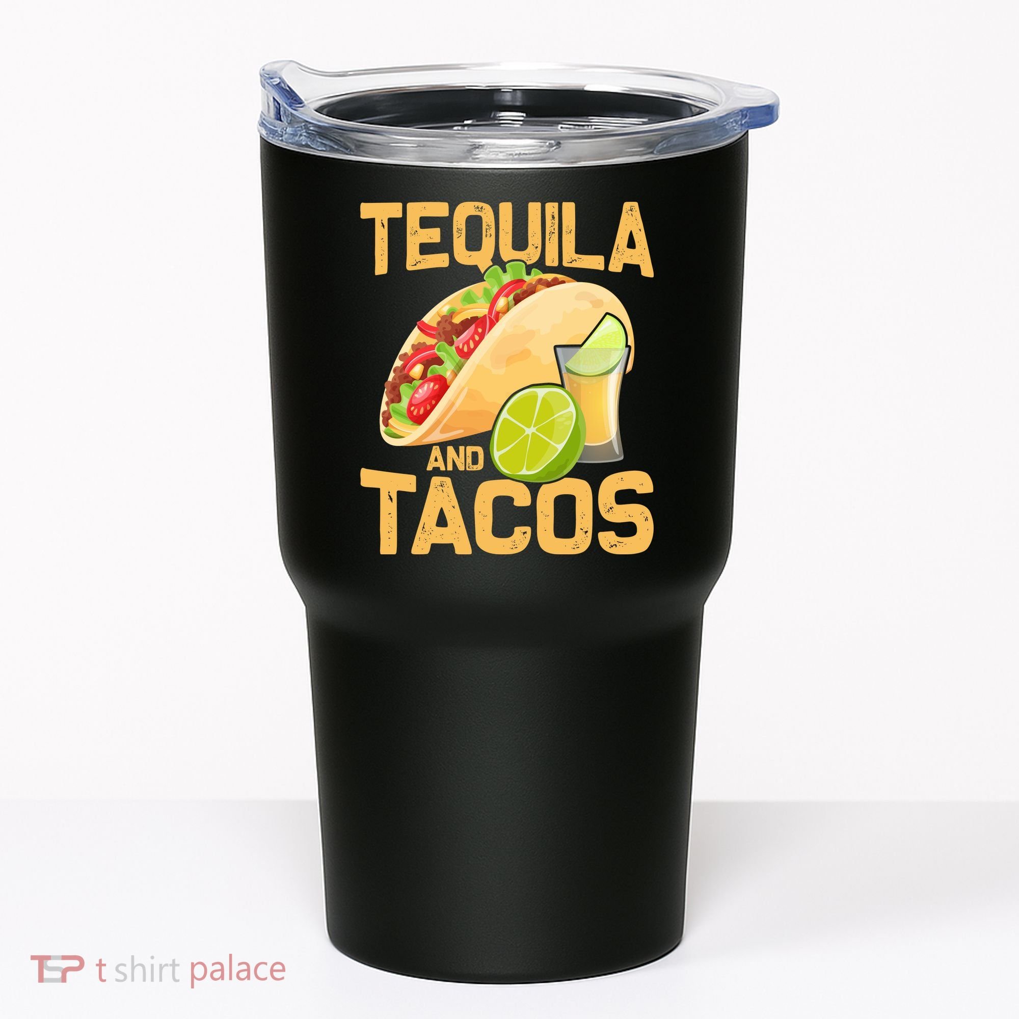 Womens Tacos And Tequila Funny Cinco De Mayo Tumbler