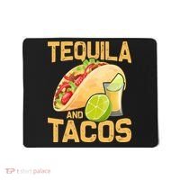 Womens Tacos And Tequila Funny Cinco De Mayo Mousepad thumb 0