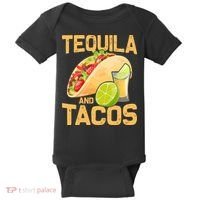 Womens Tacos And Tequila Funny Cinco De Mayo Baby Bodysuit thumb 0