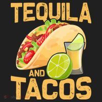 Womens Tacos And Tequila Funny Cinco De Mayo Golf Towel thumb 3