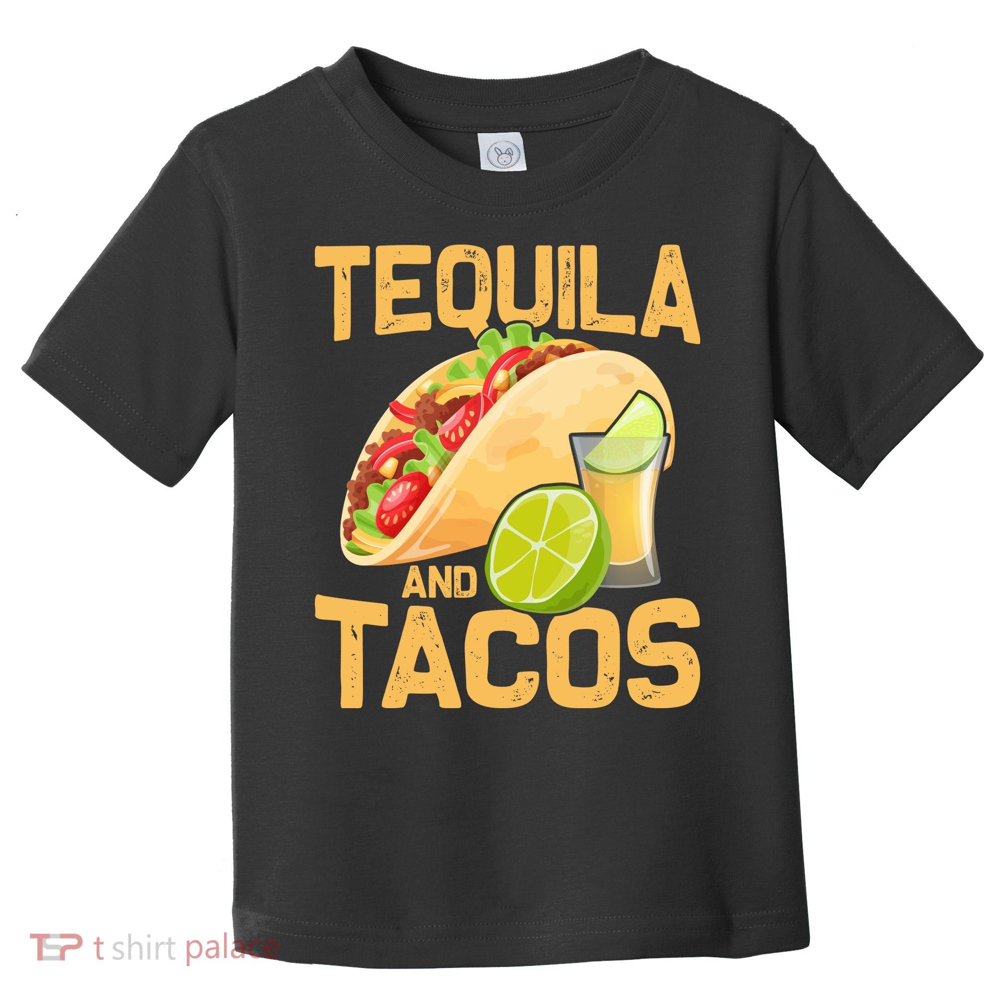 Womens Tacos And Tequila Funny Cinco De Mayo Toddler T-Shirt