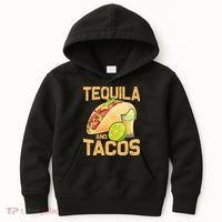 Womens Tacos And Tequila Funny Cinco De Mayo Kids Hoodie thumb 0