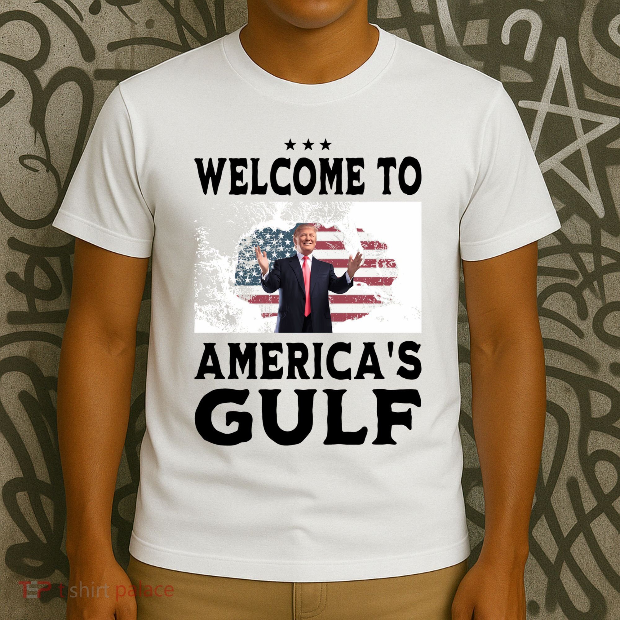 Welcome To Americas Gulf Donald Trump T-Shirt