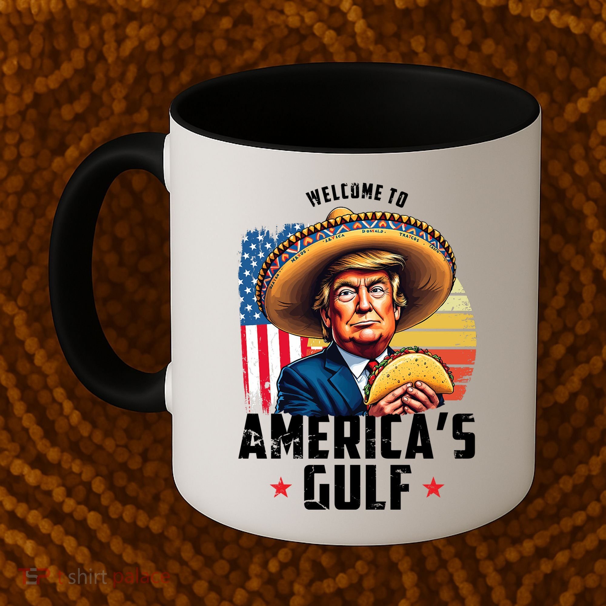 Welcome To Americas Gulf Funny Donald Trump Coffee Mug