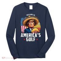 Welcome To Americas Gulf Funny Donald Trump Long Sleeve Shirt thumb 0