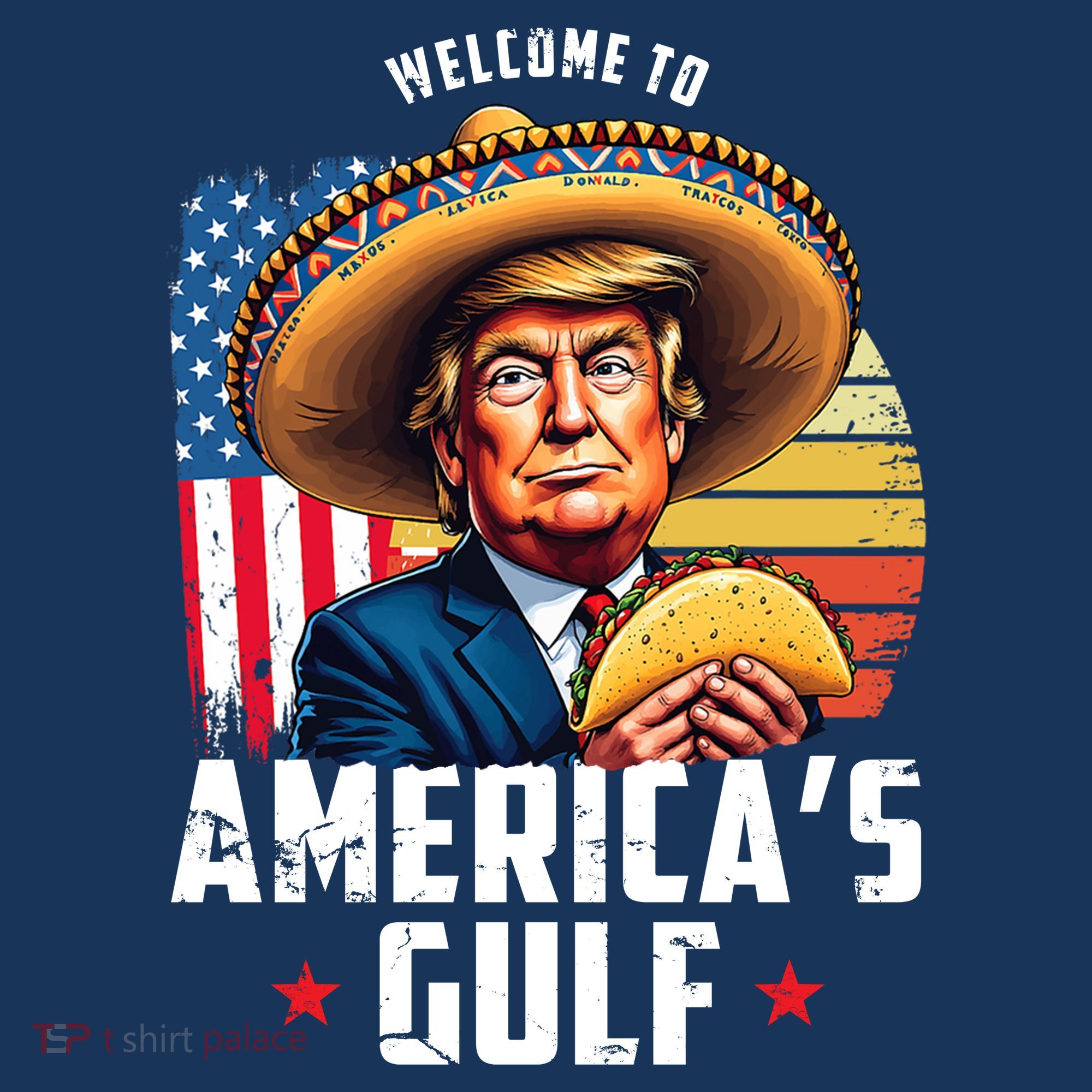 Welcome To Americas Gulf Funny Donald Trump Sweatshirt