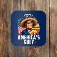 Welcome To Americas Gulf Funny Donald Trump Coaster thumb 0