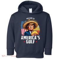 Welcome To Americas Gulf Funny Donald Trump Toddler Hoodie thumb 0