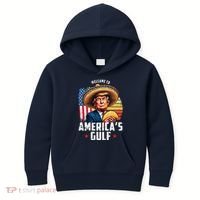 Welcome To Americas Gulf Funny Donald Trump Kids Hoodie thumb 0