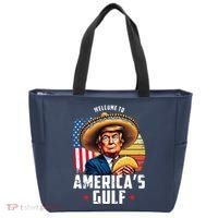 Welcome To Americas Gulf Funny Donald Trump Tote Bag thumb 0