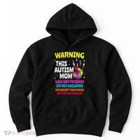 Warning This Autism Mom Patience Awareness Hoodie thumb 0