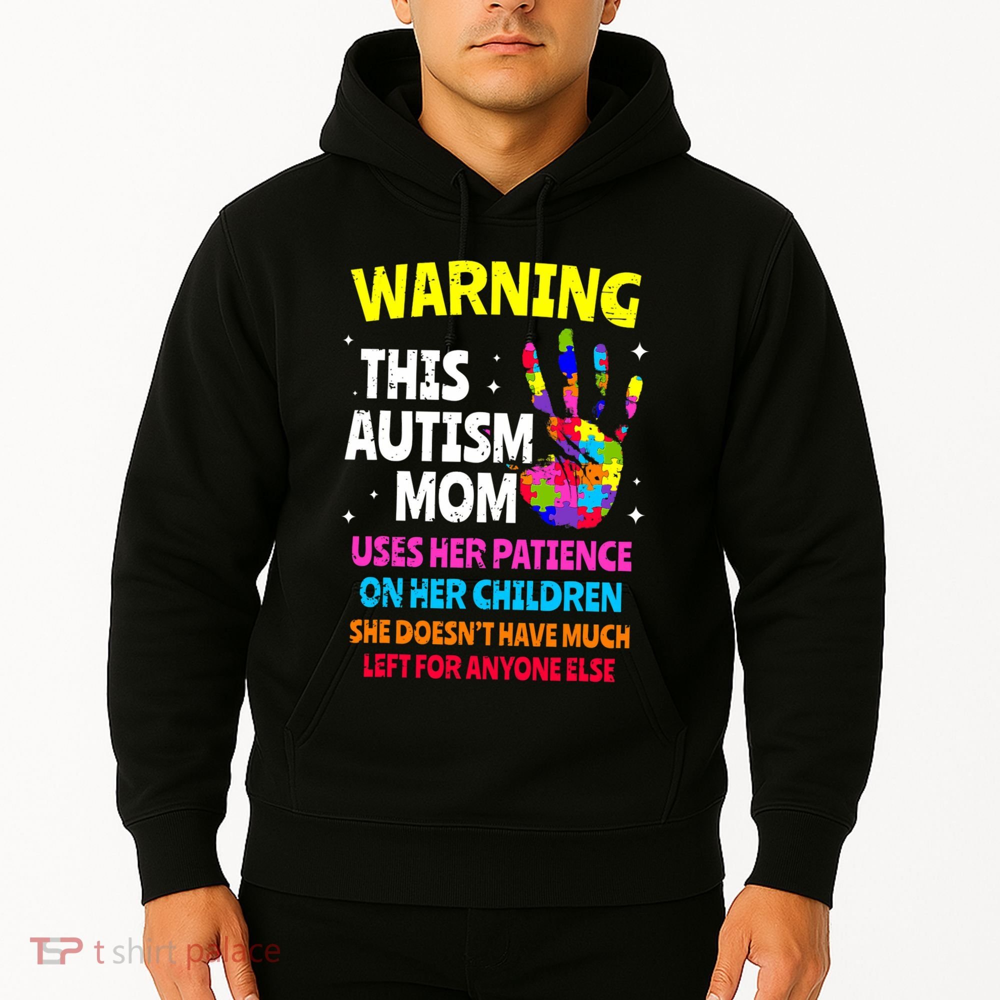 Warning This Autism Mom Patience Awareness Hoodie