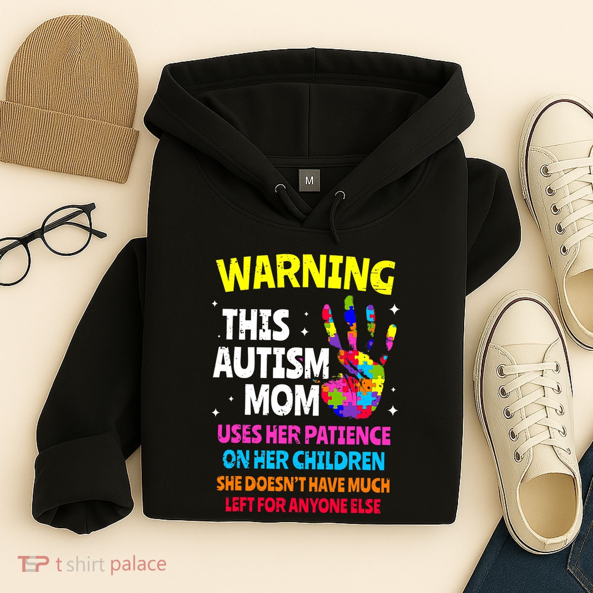 Warning This Autism Mom Patience Awareness Hoodie