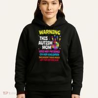 Warning This Autism Mom Patience Awareness Hoodie thumb 5