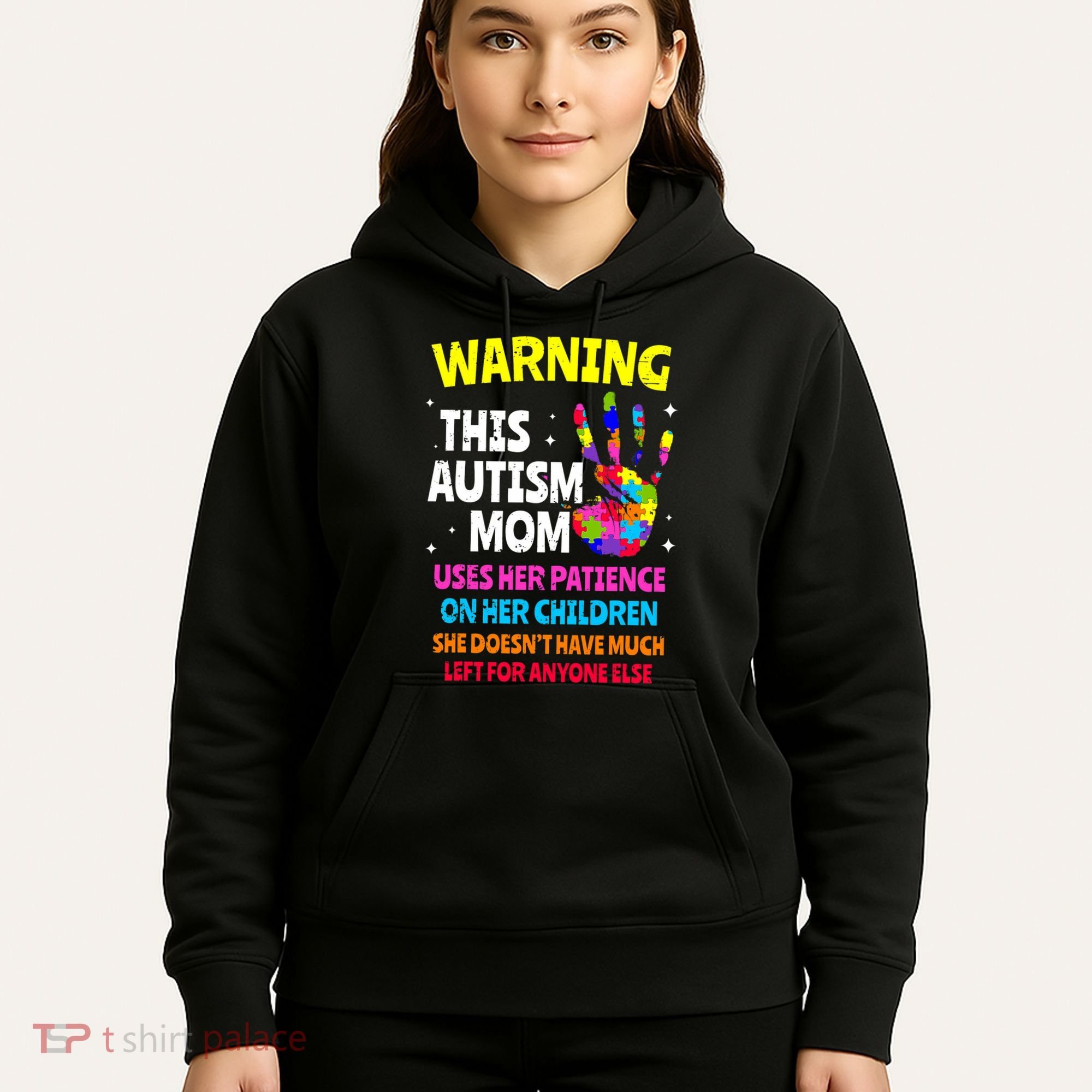 Warning This Autism Mom Patience Awareness Hoodie