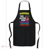 Warning This Autism Mom Patience Awareness Apron thumb 0