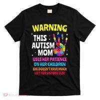 Warning This Autism Mom Patience Awareness T-Shirt thumb 0