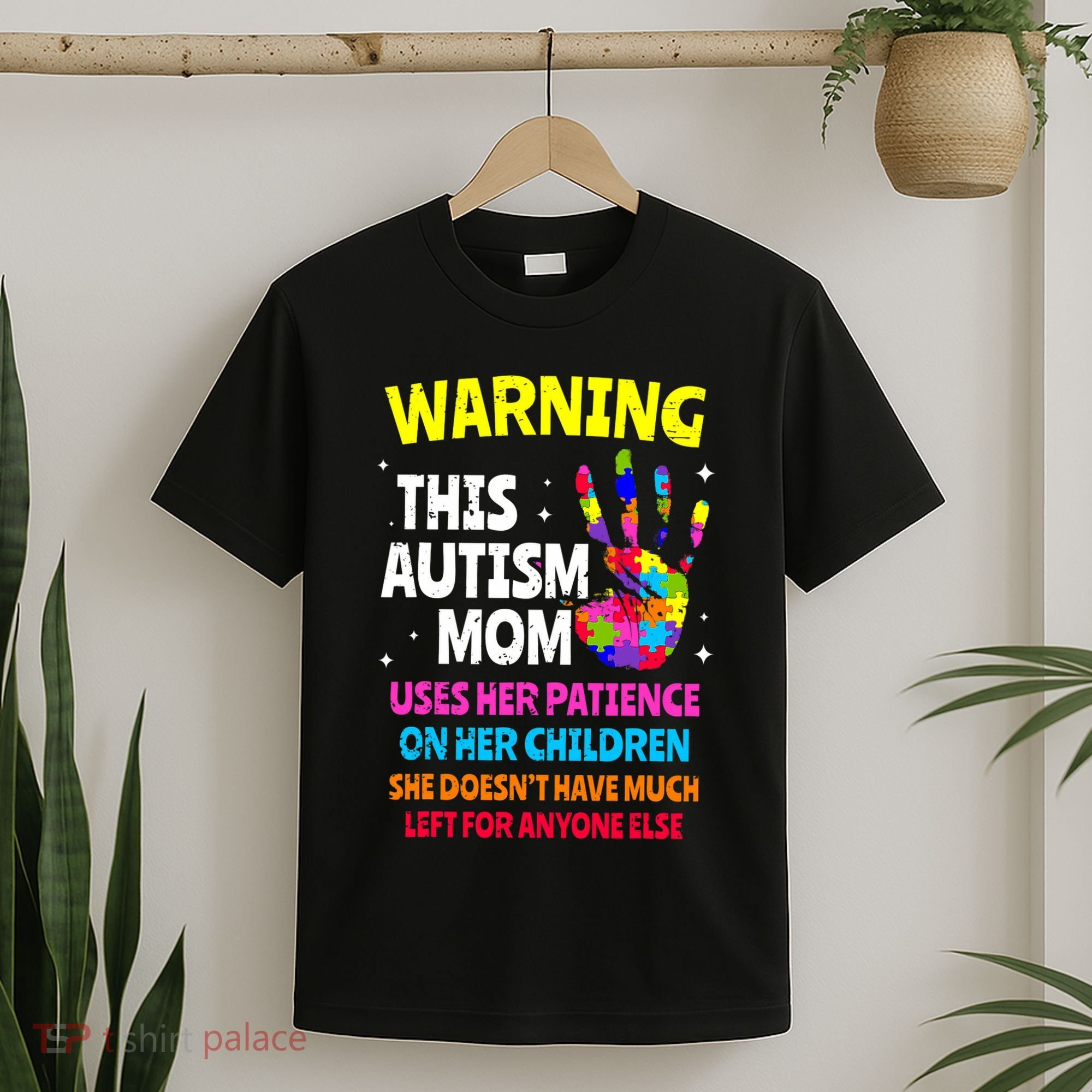 Warning This Autism Mom Patience Awareness T-Shirt