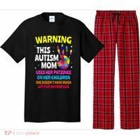 Warning This Autism Mom Patience Awareness Pajama Set thumb 0