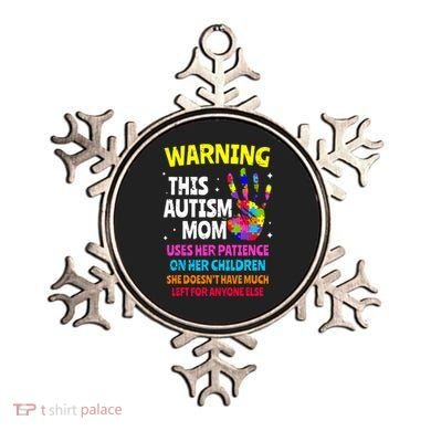 Warning This Autism Mom Patience Awareness Ornament