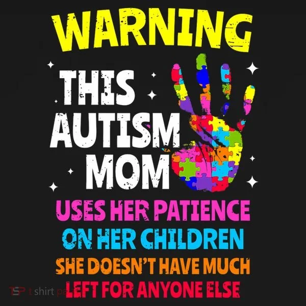 Warning This Autism Mom Patience Awareness Ornament