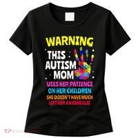 Warning This Autism Mom Patience Awareness Women's T-Shirt thumb 0