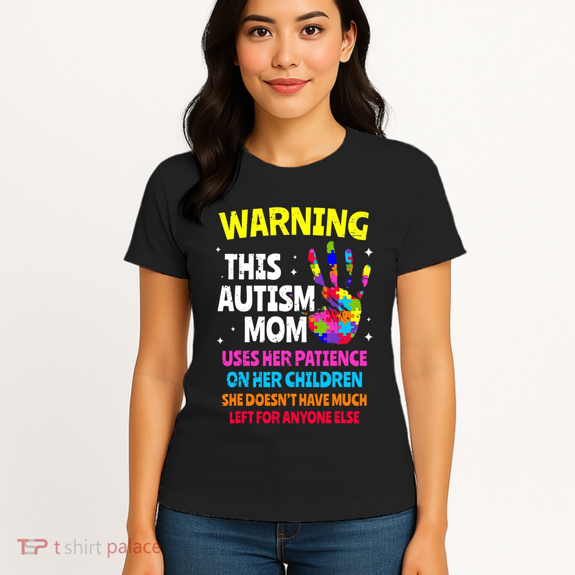 Warning This Autism Mom Patience Awareness Women's T-Shirt