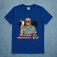 Welcome To AmericaS Gulf Funny Trump Beach Cruise T-Shirt thumb 5