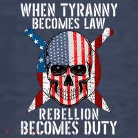 When Tyranny Becomes Law Rebellion Becomes Duty Patriotic Women's T-Shirt thumb 6