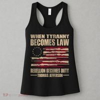 When Tyranny Becomes Law Rebellion Becomes Duty Women's Tank Top thumb 3